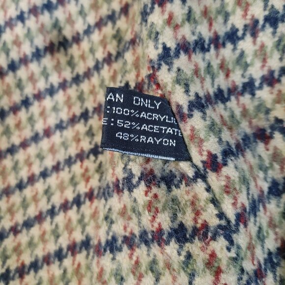 London Towne Beige Trench Coat Jacket Size 6 Vintage Plaid Liner Belt Scarf - Picture 6 of 11